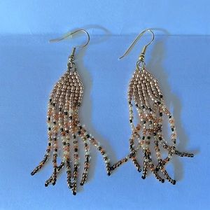Dangling Beaded Earrings